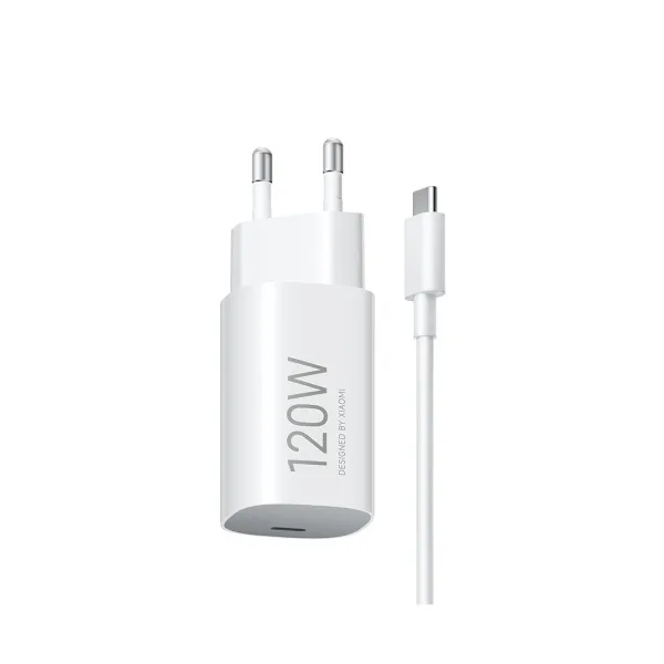 Адаптер питания Xiaomi 120W HyperCharge Combo (Type-A) ( в комлпекте кабель Type-c)