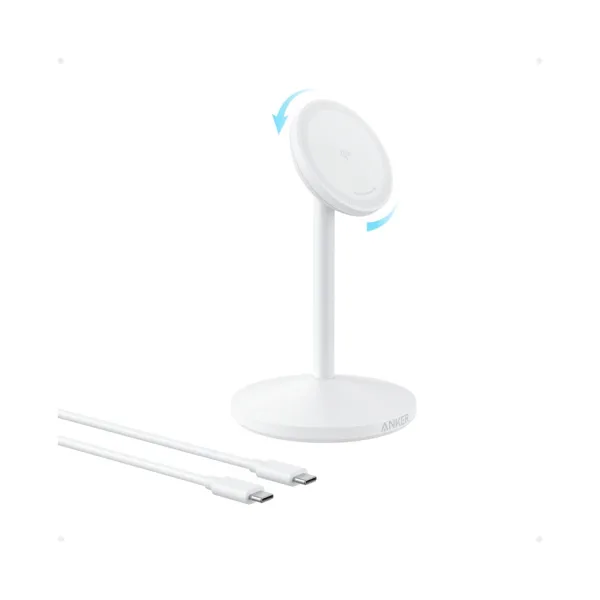 Беспроводное зарядное устройство Anker MagGo (Single Stand) (A25X1H21) Белый