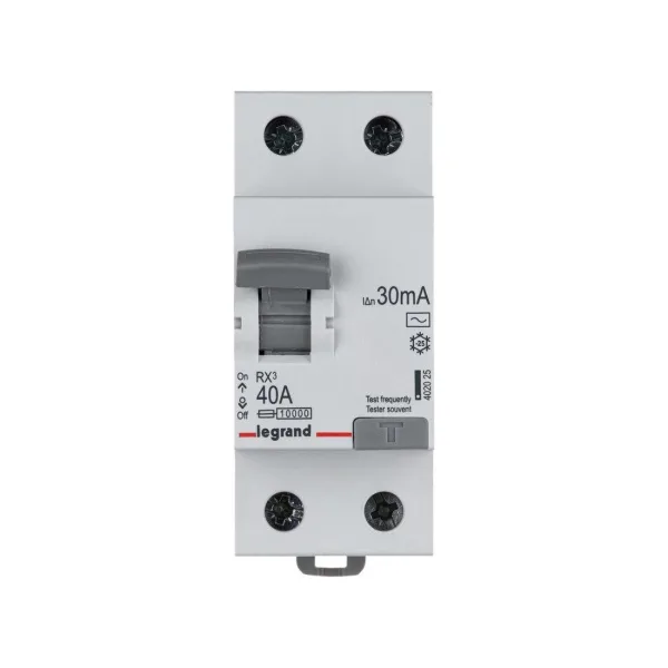 ВДТ Legrand 402025 2П 40А АC RX3 30мA