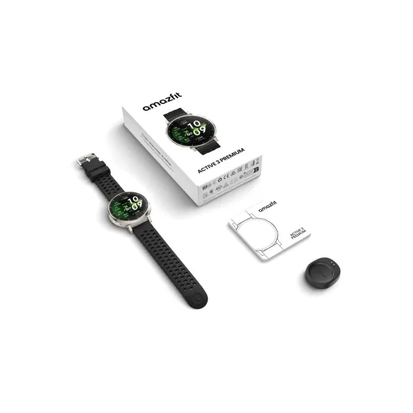 Смарт часы Amazfit Active 3 Premium Apex Silver