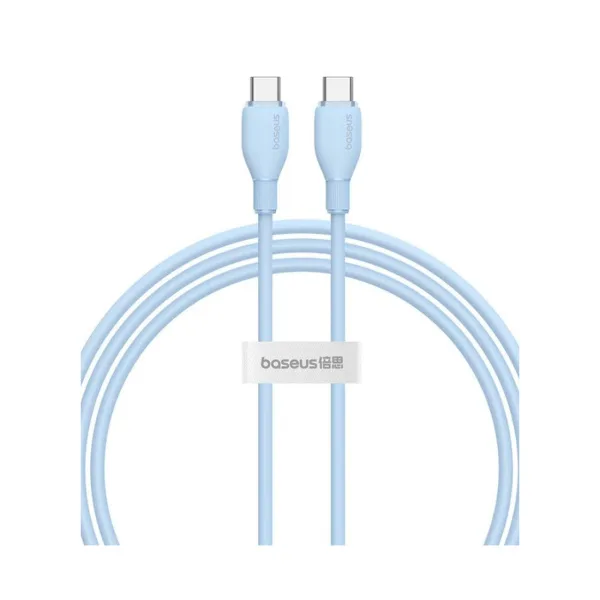 Интерфейсный кабель Baseus Ultra-Fast USB-C to USB-C 100W 1m Blue (P10376302312-01)