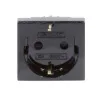 Розетка силовая серии Viva DKC 45205 2Р+Е со шторками черная