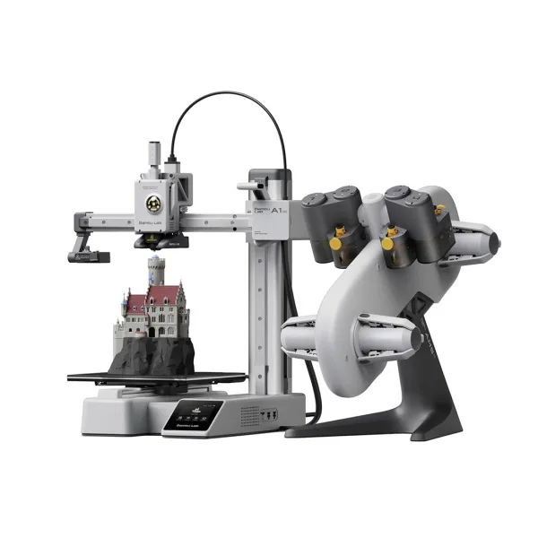 Филаментный 3D принтер Bambu Lab A1 mini-Combo-EU (PF002-M+SA005-EU)