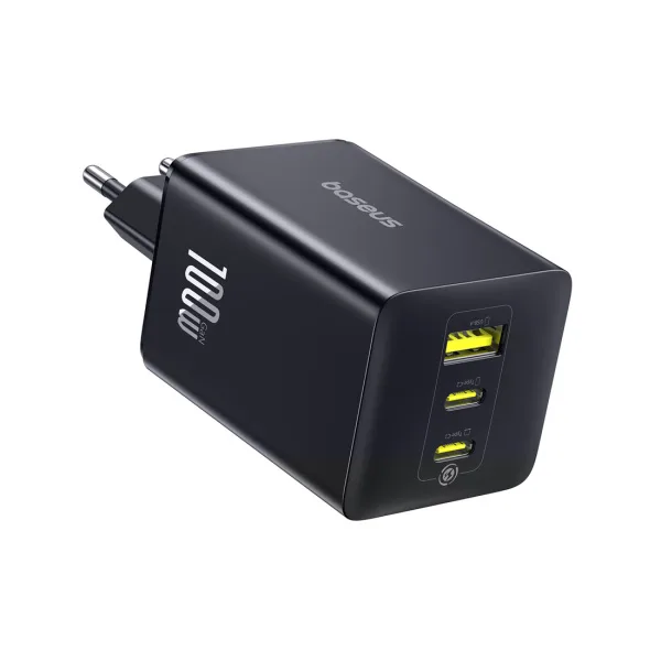 Адаптер питания Baseus EnerFill FE11 2C+U 100W Black (P10182102123-00)