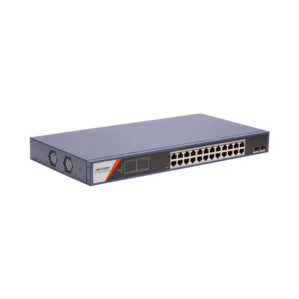 Коммутатор Hikvision DS-3E1526P-SI-24P2F