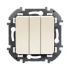 Выключатель трехклавишный Legrand 673641 Inspiria с/у 20 А ~250В винтовые зажимы слоновая кость