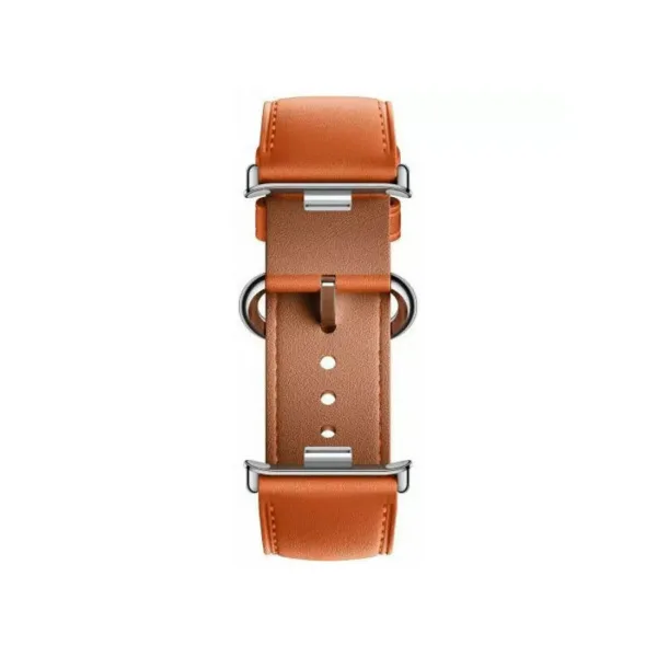 Кожаный сменный браслет Xiaomi Leather Quick Release Strap Coral orange