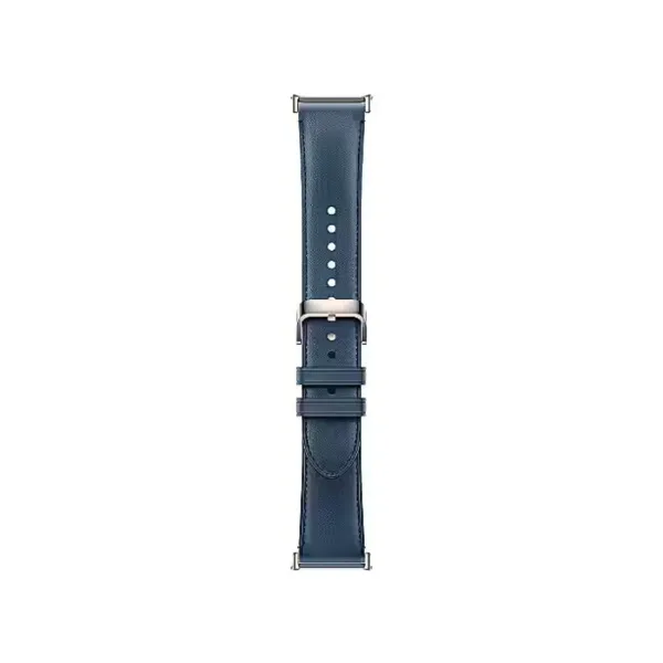 Кожаный сменный браслет Xiaomi Leather Quick Release Strap Glacier Blue