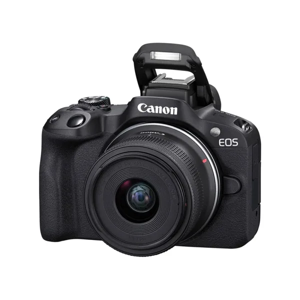 Цифровой фотоаппарат CANON EOS R50 + RF-S 18-45 mm IS STM + RF-S 55-210 mm IS STM Black