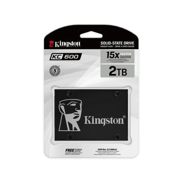 Твердотельный накопитель SSD Kingston SKC600/2048G SATA III 2.5″