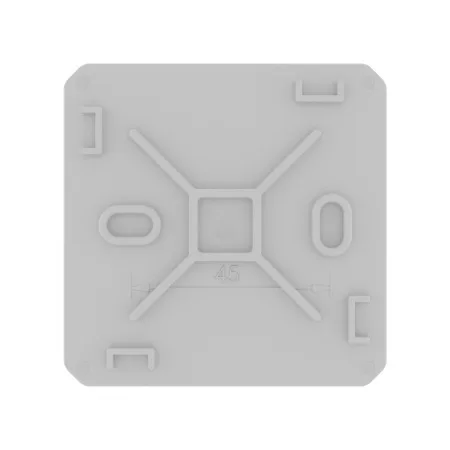 Коробка ответвительная DKC 53770 с 8+2 кабельными вводами д.20/20мм, IP55, 70х70х40мм