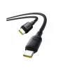 Интерфейсный кабель Baseus Silky Type-C to Type-C 100W 2m Black (P10377704113-01)
