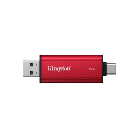 Внешний SSD диск Kingston 1TB Dual Portable Красный