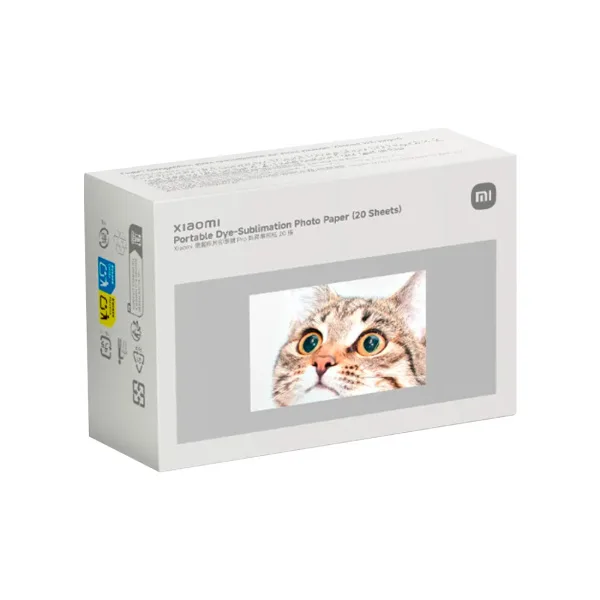 Фотобумага Xiaomi Portable Dye-Sublimation Photo Paper 20 Sheets