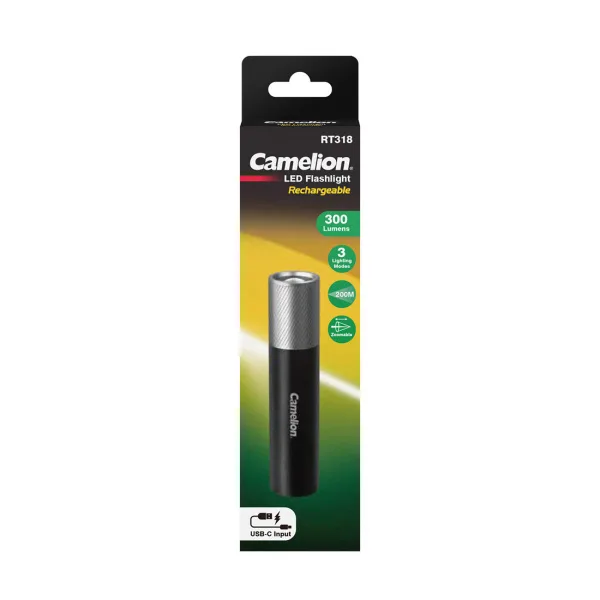 Перезаряжаемый фонарик Camelion RT318-CBH
