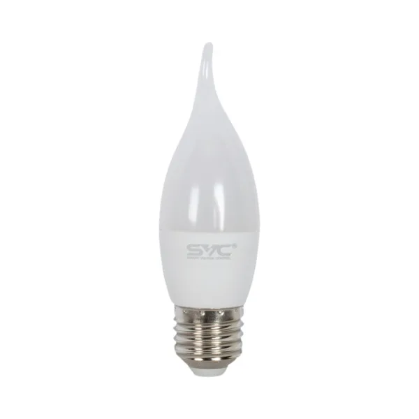 Лампа светодиодная SVC LED CB35-7W-E27-3000K Свеча на ветру Тёплый