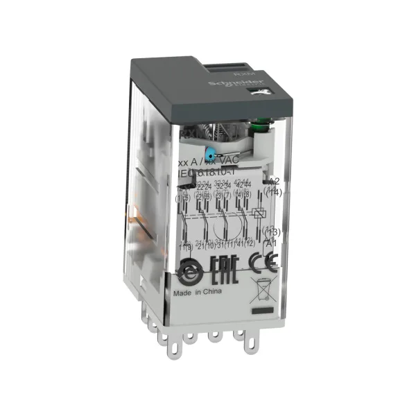 Реле интерфейсное RXM SE RXM4LB2P7 3А 230В LED 4CO