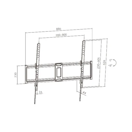 Кронштейн XG WA-43100T для ТВ и мониторов 43″-100″