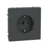 Розетка мех-м MERTEN MTN2301-6034 D-Life шторки винт.зажим антрацит