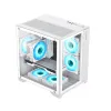 Компьютерный корпус Gamemax Infinity Mini 7 ARGB Fans + Controller White без Б/П