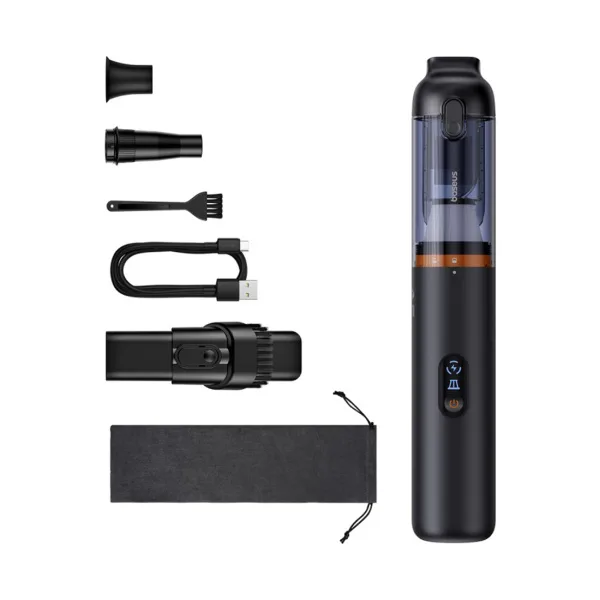Автомобильный пылесос Baseus A5 Air 12000Pa Black (C30459500111-02)