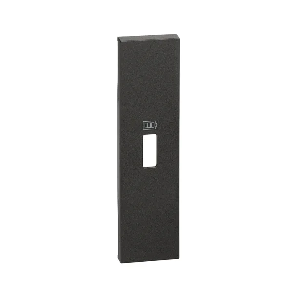 Лицевая панель Bticino KG10C Living Now USB зарядки 1 модуль черный