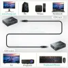 Переходник Удлинитель HDMI (Extender KVM 200м) через RJ45 (витую пару)