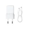 Адаптер питания Baseus Palm 1C 30W White ( в комлпекте кабель Type-c ) (P10111605213-01)