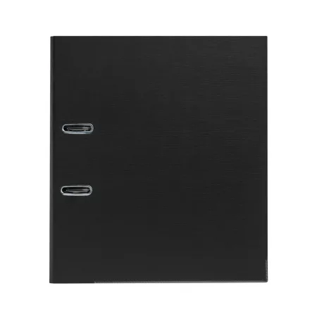 Папка-регистратор Deluxe с арочным механизмом, Office 3-BK19 (3″ BLACK), А4, 70 мм, чёрный