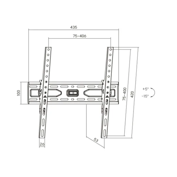 Кронштейн XG WA-3275T для ТВ и мониторов, 32″-75″