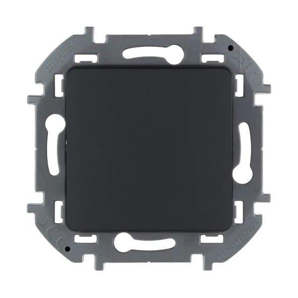 Переключатель одноклавишный Legrand Inspiria 673653 10 AX 250 В антрацит