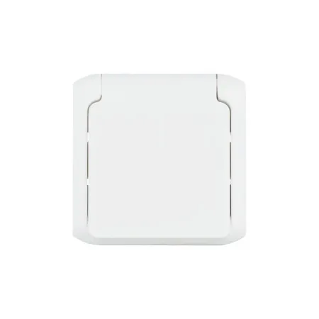 Розетка с крышкой Legrand Forix 16A 250В IP44 накладная белый