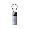 Док-станция Baseus Metal Gleam Series II 6-in-1 Grey (B00061802813-00)