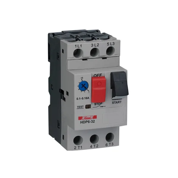 Авт. выкл. защиты двигателя Himel HDP6, 32A, 1..1.6 A