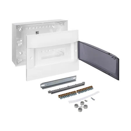 Щит навесной Legrand Practibox S 1х12 IP40 Дымчатая дверь