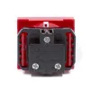 Розетка силовая серии Viva DKC 45015 2Р+Е со шторками красная