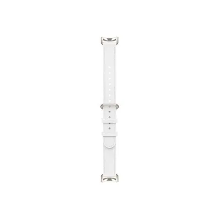 Сменный кожаный браслет для Xiaomi Smart Band 9 Ceramic White