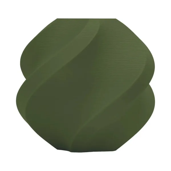 Филамент без катушки для 3D-печати Bambu Lab PLA Matte A01-G7-1.75-1000-SPLFREE (тёмно-зелёный)