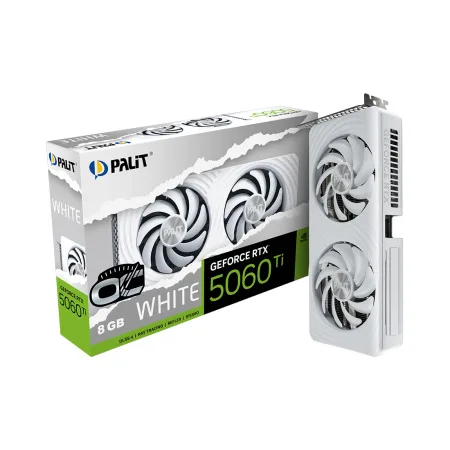 Видеокарта PALIT RTX5060Ti WHITE OC 8GB (NE7506TU19P1-GB2062M)
