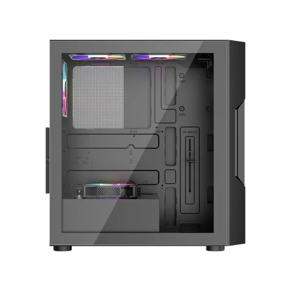 Компьютерный корпус 1STPLAYER T7-P BLACK без Б/П