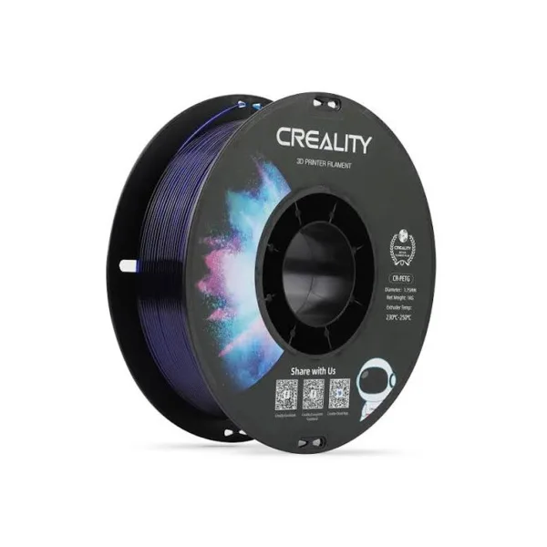 Филамент для 3D-печати Creality CR-PETG 3301030036 (прозрачный синий)