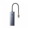 Концентратор Baseus UltraJoy Series 4-Port Space Grey (B0005280B811-12)