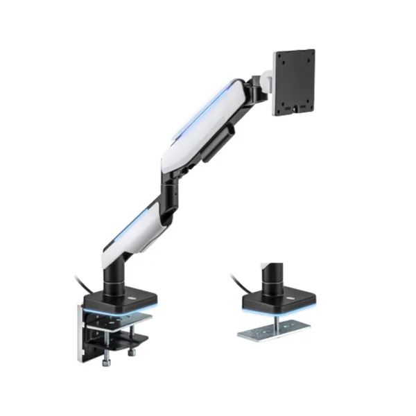 Настольный кронштейн с газлифтом XG MGG-1749 white для 1 монитора (17″-49″) Белый