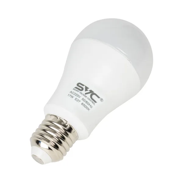 Лампа светодиодная SVC LED A60-17W-E27-6500K Холодный