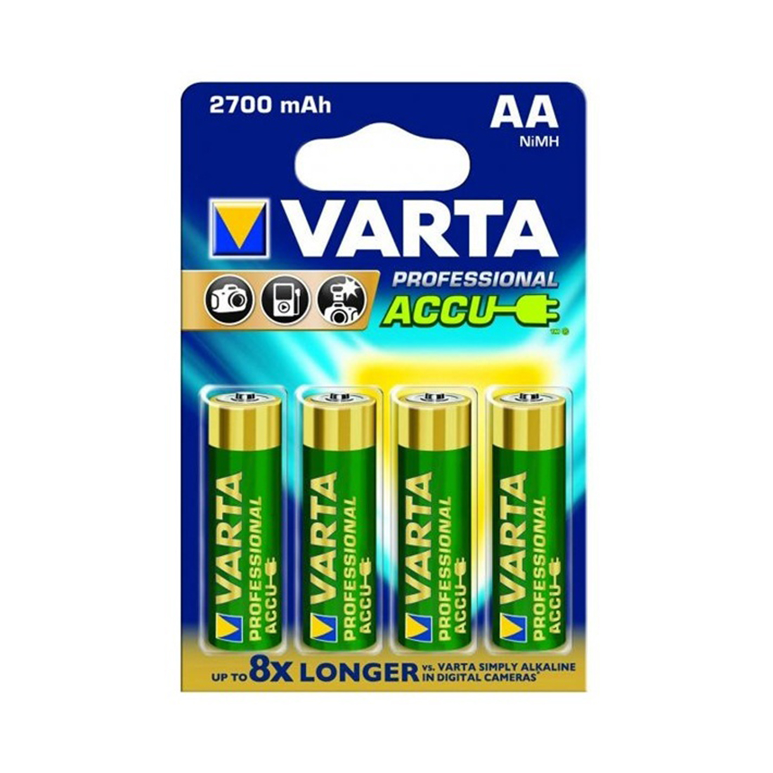 Аккумулятор VARTA R2U Mignon 1.2V - HR6/ AA 2700 мАч (4 шт)