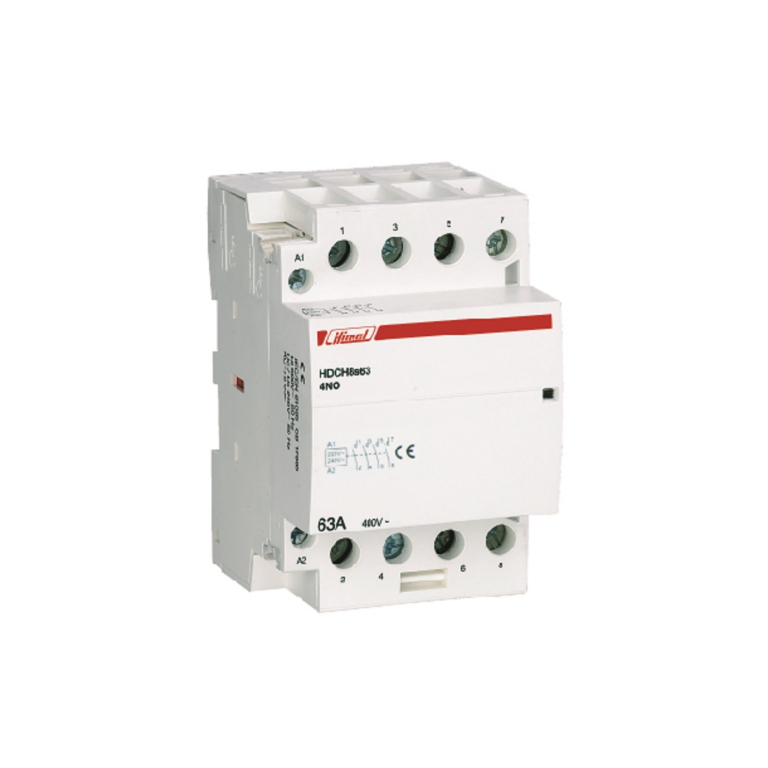 Модульный контактор Himel HDCH8S 2НО 63А 230В