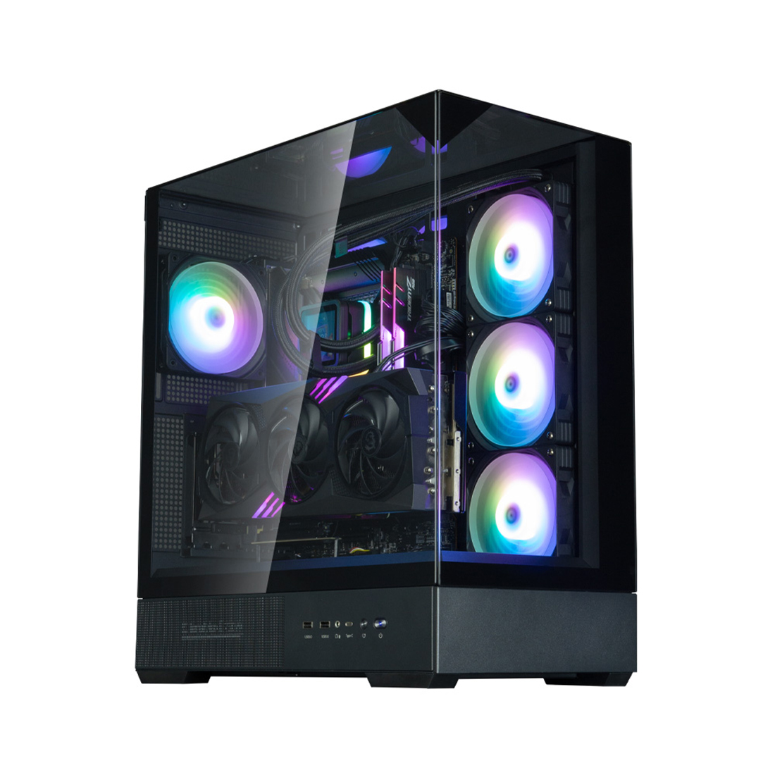 Компьютерный корпус Zalman P40 Prism Plus Black без Б/П