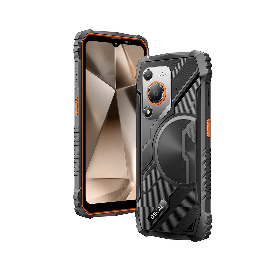 Смартфон OSCAL Marine 1 Rugged Phone 4GB RAM 128GB ROM Orange