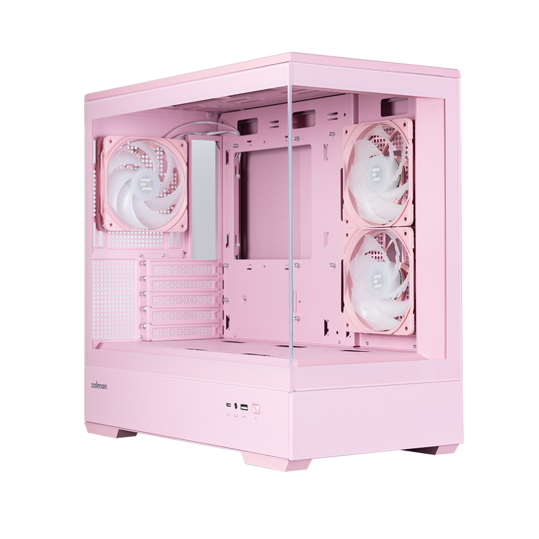 Компьютерный корпус Zalman P30 PINK V2 без Б/П