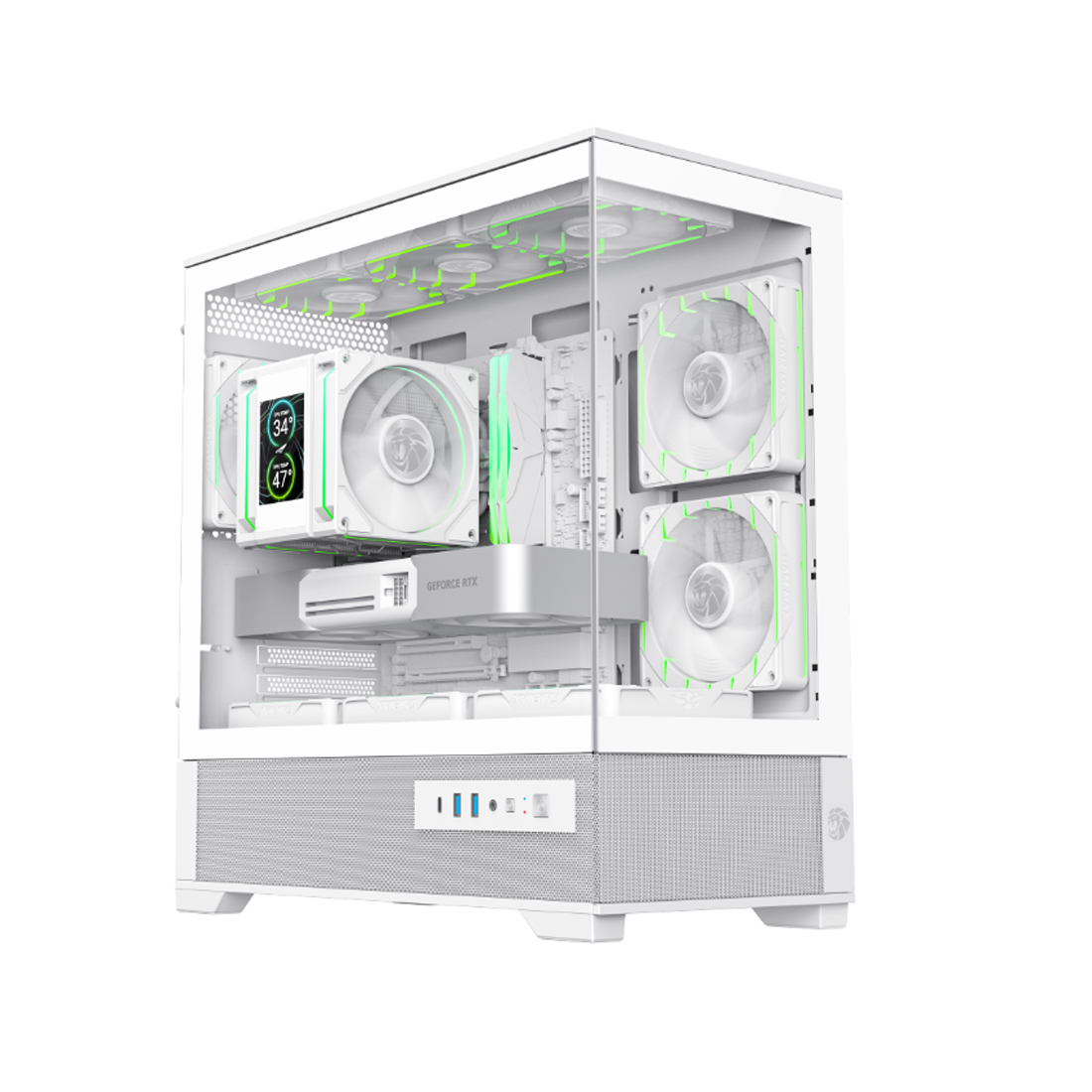 Компьютерный корпус Gamemax VISTA 2 MW White без Б/П